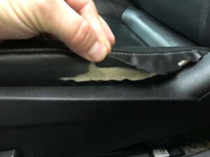 leather repair before