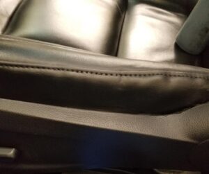 leather repair after fix